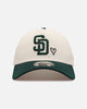 New Era San Diego Padres 'Pink Satin Hearts Green' 9FORTY A-Frame Snapback Chrome/Dark Green