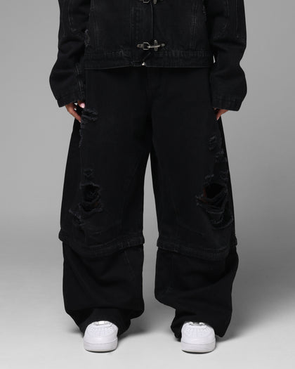 Loiter Thrasher Pants Washed Black