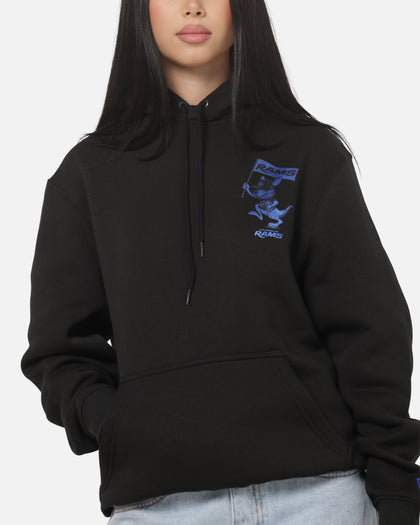 New Era Los Angeles Rams Kangaroo Flag Hoodie Black