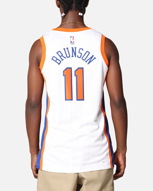 Nike Jalen Brunson New York Knicks #11 City Edition 2024/25 Nike Dri-Fit NBA Swingman Jersey White