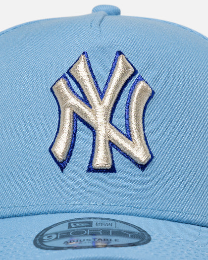 New Era New York Yankees 'Sky Blue' 9FORTY A-Frame Snapback Sky Blue