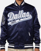 Pro Standard Dallas Cowboys Rib Satin Jacket Midnight Navy