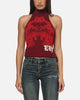 Ed Hardy Women's Dragon Knitted Top Plum