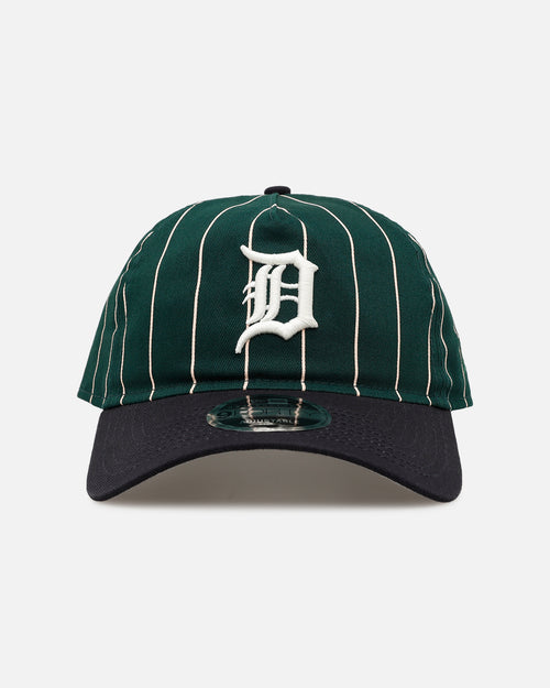 New Era Detroit Tigers 'Pinstripe' 9FORTY A-Frame Snapback Dark Green