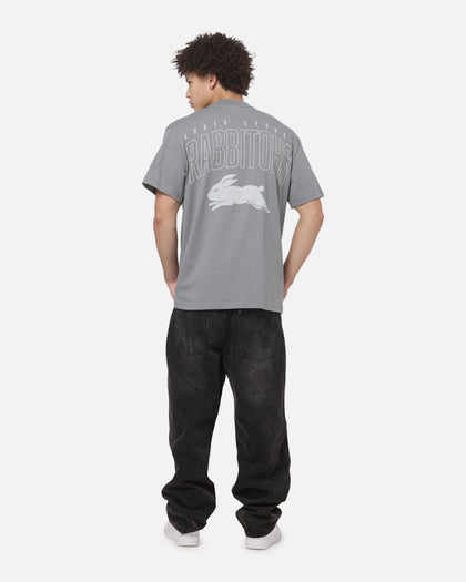 Bleacher Athletic South Sydney Rabbitohs NRL Attrition Solid T-Shirt Grey