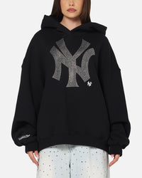 Mitchell & Ness New York Yankees Rhinestone Hoodie Faded Black