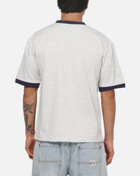 Carre 4 Star Ringer T-Shirt Grey Marle