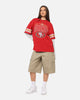 Mitchell & Ness San Francisco 49ers Waffle Mock Layer Long Sleeve T-Shirt Red