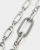 Raising Hell Women's Thick Link Chain Iced White Gold