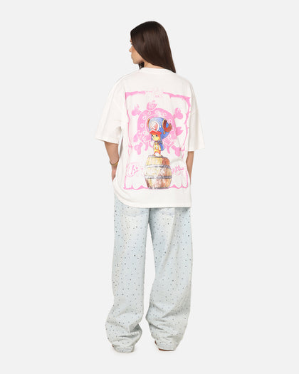 73Studio X One Piece Chopper Vintage T-Shirt Off White