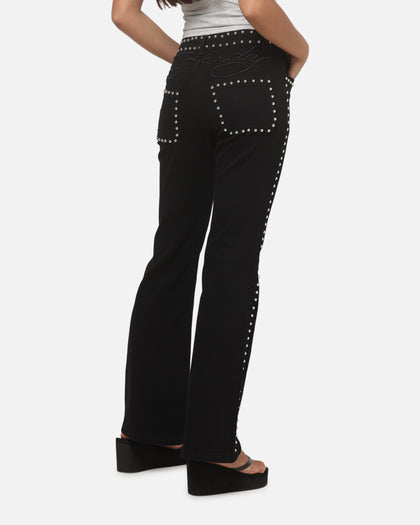 Ed Hardy Women's Studded Jeans Black