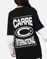 Carre C-Star Long Sleeve T-Shirt Black/White