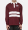 Mitchell & Ness New York Yankees Roses Rugby Long Sleeve Polo Shirt Sour Cherry