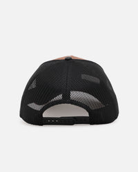 47 Brand Los Angeles Dodgers 'Tonal Suede' '47 Offside Trucker Snapback Chocolate