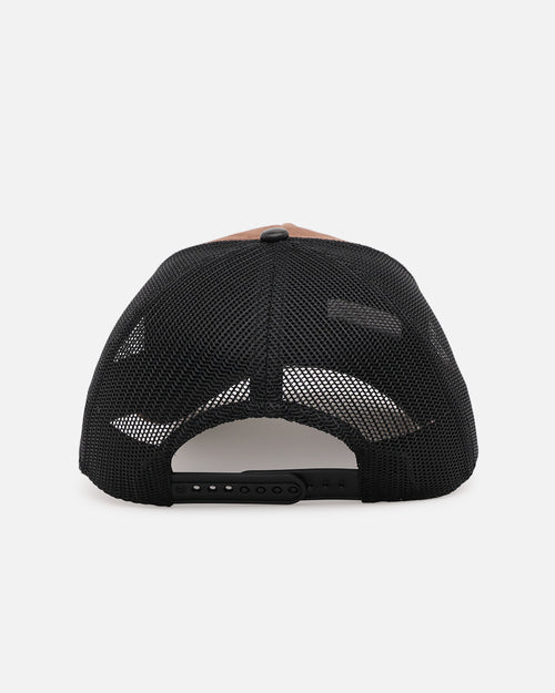47 Brand Los Angeles Dodgers 'Tonal Suede' '47 Offside Trucker Snapback Chocolate