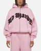 Ed Hardy Women's Distressed Hoodie Pink