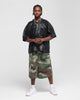 Loiter Vegan Leather Football Top Black