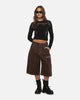 Ed Hardy Serpent Jorts Brown