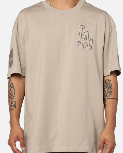Pro Standard Los Angeles Dodgers Drop Shoulder T-Shirt Taupe
