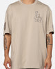 Pro Standard Los Angeles Dodgers Drop Shoulder T-Shirt Taupe