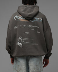 Loiter Speedform Hoodie Washed Charcoal