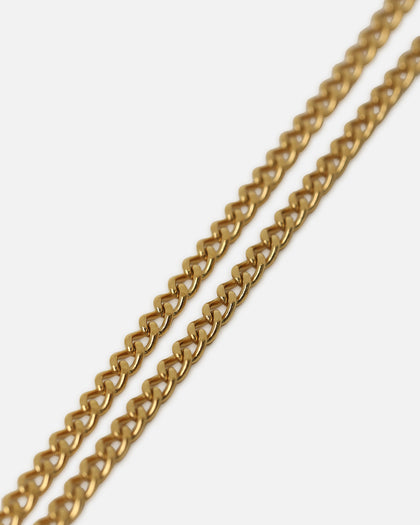 Saint Morta Doves Pendant Chain Gold