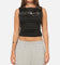 Ed Hardy Women's Chrome Boatneck Tank Black