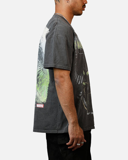 Goat Crew Marvel Villians Vulture Heavy T-Shirt Black Wash