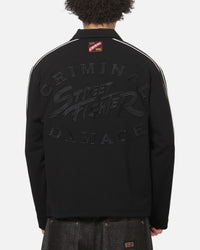 Criminal Damage x Street Fighter II Versus Wool Tracksuit Jacket Black