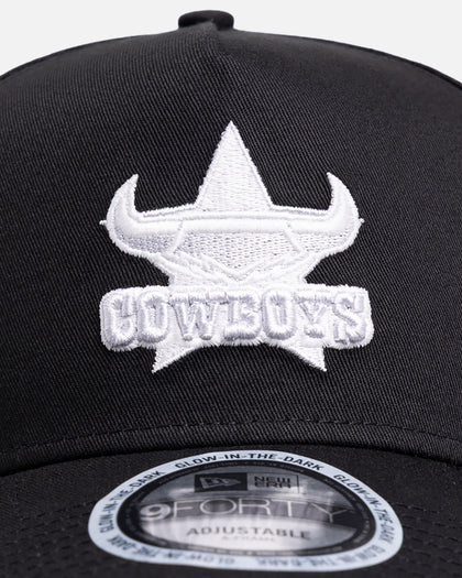 New Era North Queensland Cowboys 'NRL Glow In The Dark' 9FORTY A-Frame Snapback Black