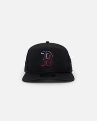 New Era Boston Red Sox Golfer Pre-Curved Snapback Black/OTC