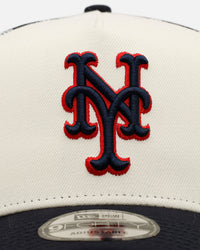 New Era New York Mets 'Fourth Of July' 9FORTY A-Frame Snapback Chrome/Navy