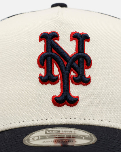 New Era New York Mets 'Fourth Of July' 9FORTY A-Frame Snapback Chrome/Navy