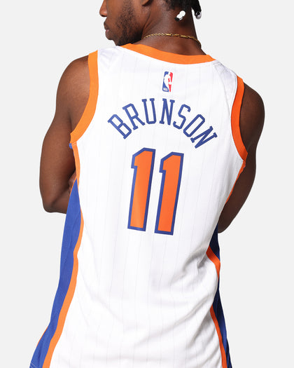 Nike Jalen Brunson New York Knicks #11 City Edition 2024/25 Nike Dri-Fit NBA Swingman Jersey White