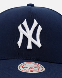 Mitchell & Ness New York Yankees 'Pink Side Patch' Pro Pinch Snapback Official Team Color