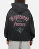 Represent Duality Hoodie Washed Black