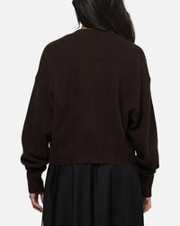 Adidas Women's Essentials Knit Cardigan Brown