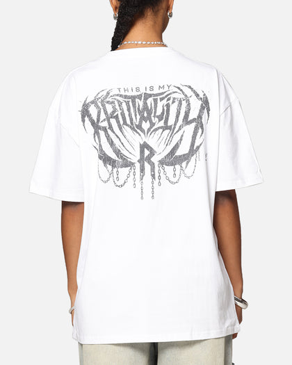 Culture Kings X WWE Rhea Ripley Wrestlemania XLI Heavy T-Shirt White