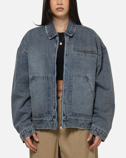 Saint Morta Halo Zip Jacket Dirty Denim