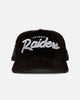 New Era Las Vegas Raiders 'Washed Black NFL Golfer' Corduroy Golfer Snapback Washed Black