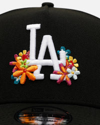 New Era Los Angeles Dodgers 'Summer Flowers' 9FORTY A-Frame Snapback Black