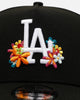 New Era Los Angeles Dodgers 'Summer Flowers' 9FORTY A-Frame Snapback Black