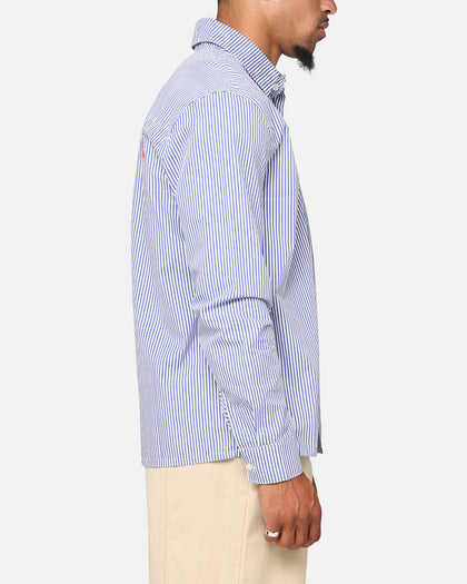 Carre Dice Club Long Sleeve Button Up Shirt Pinstripe