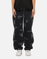Playboy Mess Denim Jeans Washed Black