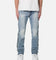 MNML D558 Straight Stripe Denim Jeans Blue