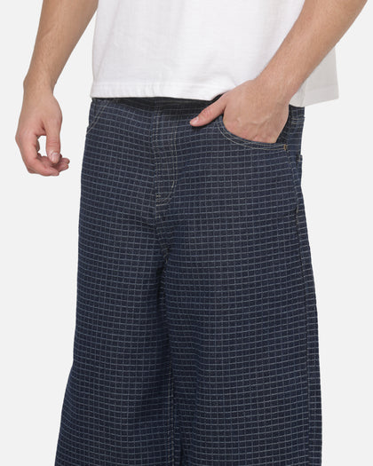 Carre Grid Solace Jeans Stone Blue