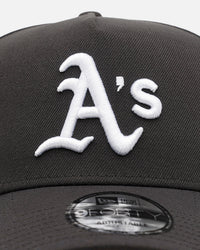 New Era Oakland Athletics 'Anthracite' 9FORTY A-Frame Snapback Anthracite