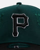 New Era Pittsburgh Pirates 'Gothic Script Two Tone' 9FORTY A-Frame Snapback Dark Green/Black