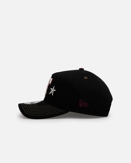 New Era Texas Rangers 'Ivory Stars Outlaws' 9FORTY A-Frame Snapback Black/Maroon