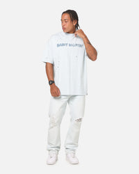 Saint Morta Apocalypse Boxy T-Shirt Washed Blue